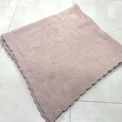 ユニクロ　ベビー　ソフトフラッフィーブランケット　ブルー　おくるみ