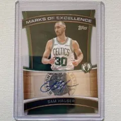 サム・ハウザー　Sam Hauser 直筆サインカード ボストン・セルティックス