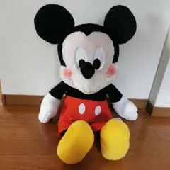 【お値下げ中】ミッキーマウス　ふわふわ超BIGぬいぐるみ 【タグ付き】