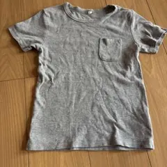 TOPVALU オーガニックコットン混 ポケットTシャツ グレーのサムネイル