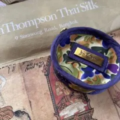 jim Thompson Thai Silk タイシルクミニコインケース
