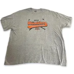 US古着 GILDAN ギルダン ベースボール マイアミ Tシャツ 2XL