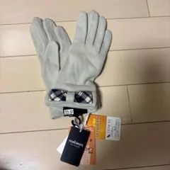 みっち様専用　NEWYORKER ベージュ 手袋 チェック柄リボン 新品
