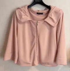 FOXEY NEW YORK フーデッドジップジャケット ピンクのサムネイル