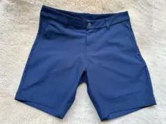 美品 lululemon ストレッチ ハーフパンツ ショートパンツネイビーのサムネイル