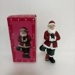 ヨガポーズ サンタクロース 置物 クリスマス インテリア