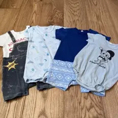 カバーオール4枚セット　80