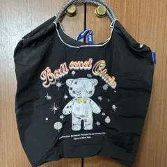 Ball & Chain エコバッグ ベア ミラーボール柄