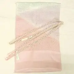 新品◆夏用上質生地 帯揚げ&レース帯締めセット#N/PK1202