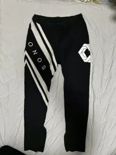 最高デザイン　CRONOS ジョガーパンツ ブラック Lサイズ