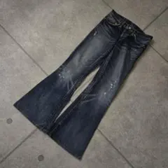 Y2K 00s HYSTERIC GLAMOUR スタッズ フレアデニムのサムネイル