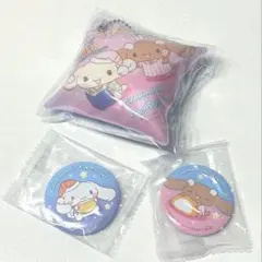 ビッくらポン くら寿司 シナモンロール サンリオ 缶バッジ クッションチャーム
