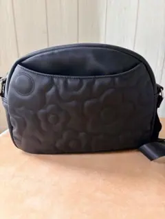 美品　マリークワント デイジーランダムキルト ショルダーバッグ ブラック♡