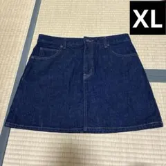 GU デニムスカート タイトミニスカート 大きいサイズのサムネイル