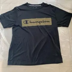 Champion ロゴ Tシャツ ダークグレー