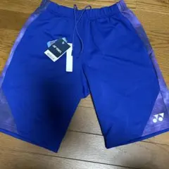 YONEX バドミントンパンツ 青 新品タグ付き