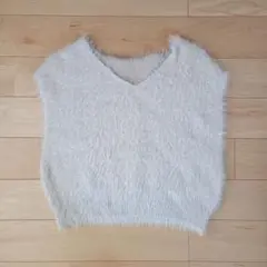 12日まで！シャギーニットベスト