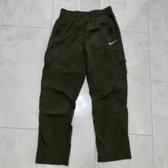 ※値下げ※【中古/150】NIKE キッズ カーゴロングパンツ オリーブ