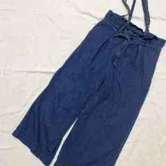 週末価格　LEPSIM　レプシィム　サロペット　オーバーオール　リボン　デニム