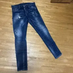 未使用品　DSQUARED2　SLIM JEAN　デニムパンツ　レザーパッチ 未使用品 DSQUARED2 SLIM JEAN デニムパンツ レザーパッチ - メルカリ