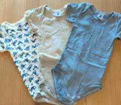 PETIT BATEAU　18m 半袖 肌着3枚セット