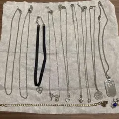 ネックレス6本チェーン2本チョーカー1本　ペンダントトップ1つ　ブレスレット1本