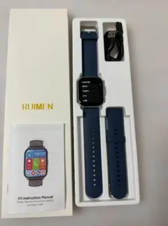 【美品】RUIMEN スマートウォッチ H1 本体