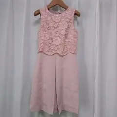 Miss Selfridge ピンク レース ドレス ノースリーブ UK8