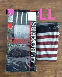 ヘインズ　ボクサーブリーフ　LL　5枚　新品