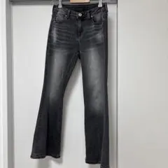 デニムフレアパンツm