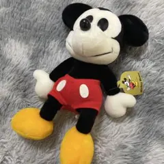 東京ディズニーランド Disney ミッキーマウス ぬいぐるみ レトロ 黒目