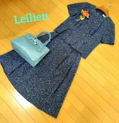 レリアン ボタニカル ネイビー系 セットアップワンピース9M