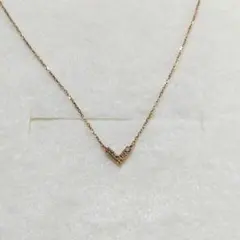 K10 ゴールド V字 ネックレス ジュエッテ