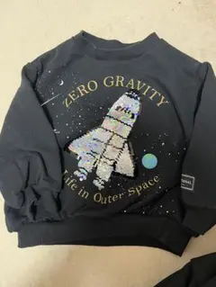 apres les cours トレーナー 100cm ロケット スパンコール