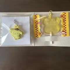 サンリオキャラクターズ ポムポムプリン ダブルチャーム＆キャンディチャームセット