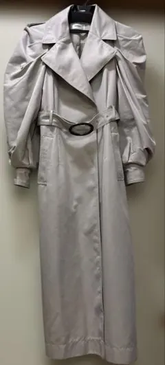 美品】SNIDEL ウールロングトレンチコート ベージュ フリーサイズ 
