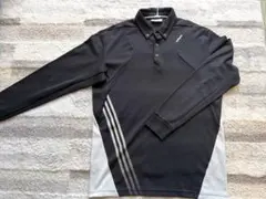adizero ブラック　グレー　メンズゴルフウェアー