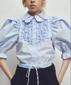 Bibiy. B. PRIMROSE PUFF TOP ネイビー - メルカリ