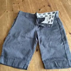 ディッキーズ☆グレーハーフパンツ28