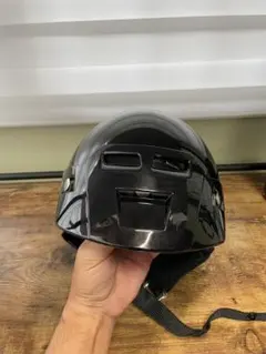 半キャップ ヘルメット キャンディーゴールド ラップ塗装 新品未使用
