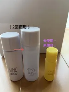 ONE BY KOSE セラムヴェール 化粧水・乳液/クリアピールセラムサンプルのサムネイル