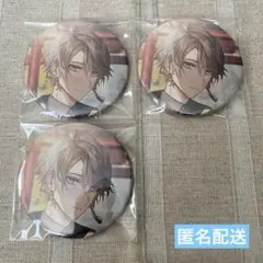 匿名配送 にじさんじ 誕生日グッズ 2022 甲斐田晴 75mm 缶バッジ 3点