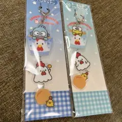 新品★サンリオくじ　からあげクン コラボ第3弾　2点　キーホルダー　ハンギョドン