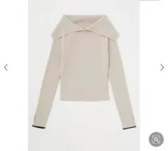 MOUSSY OFF SHOULDER COLLAR ニット