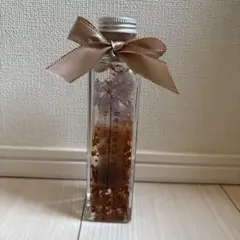 ハーバリウムボトル ドライフラワー入り