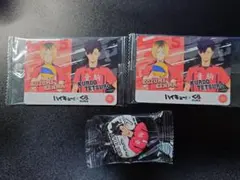 ハイキュー 黒尾鉄朗 孤爪研磨 カードとバッチ