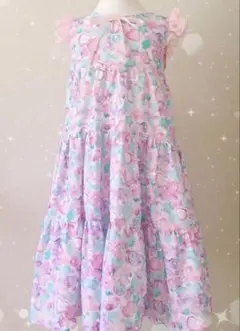 【未使用品】ハンドメイドワンピース 130cm