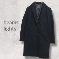 【ビームス ライツ】チェスターコート M ウールコート 無地 シンプル スリット