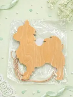 치와와 목재 도어 플레이트