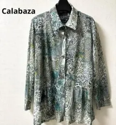 Calabaza アンサンブル花柄 長袖シャツ お洒落 マルチカラーM〜L